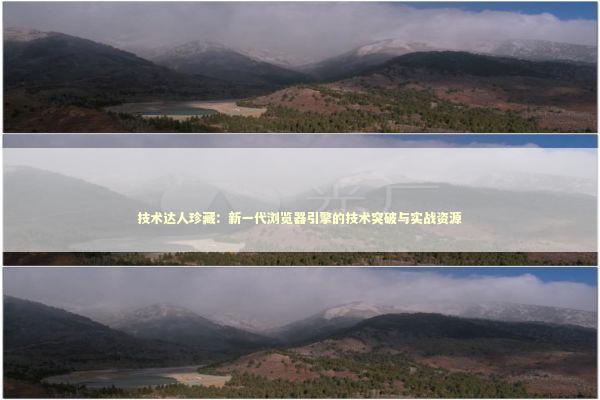 技术达人珍藏:新一代浏览器引擎的技术突破与实战资源 技术达人珍藏:新一代浏览器引擎的技术突破与实战资源 IT技术